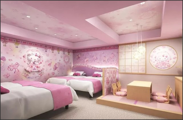 Sanrio Rooms: Staying in Adorable Hello Kitty-Themed Accommodations